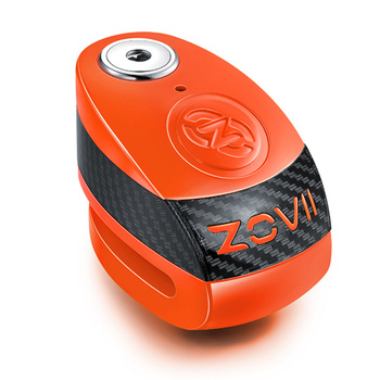 Zabezpieczenie Disc Lock z Alarmem ZOVII ZD10 - Fluo Orange