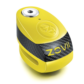 Zabezpieczenie Disc Lock z Alarmem ZOVII ZD6 - Yellow