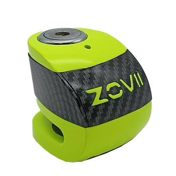 Zabezpieczenie Disc Lock z Alarmem ZOVII ZS6 - Fluo Green