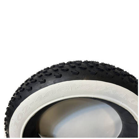 Gruba Opona Pneumatyczna Innova 20x4.0" White Wall do Roweru typu Fatbike