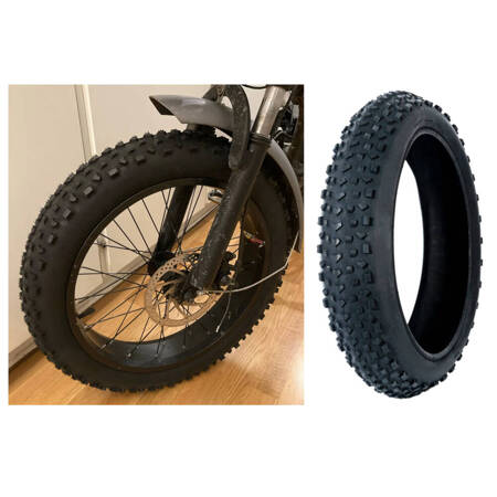 Gruba Opona Pneumatyczna Innova 20x4.0" do Roweru typu Fatbike