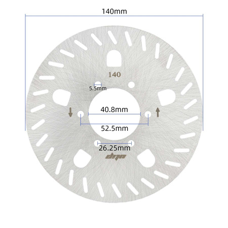 Tarcza hamulcowa ULIP 140mm do Segway Ninebot GT1 / GT2