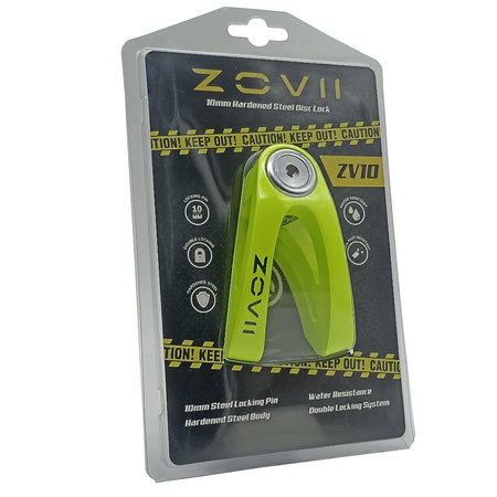 Zabezpieczenie Disc Lock ZOVII ZV10 - Fluo Green