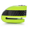 Zabezpieczenie Disc Lock z Alarmem ZOVII ZD6 - Fluo Green